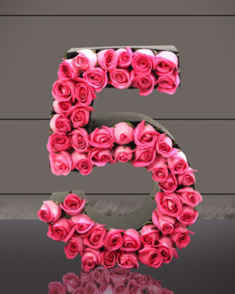 5 numeric flower