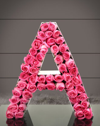 A alphabet flower